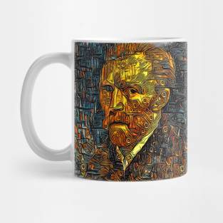 Van Gogh self portrait art Mug